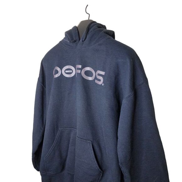 Oofos Hooded Long Sleeve Hoodie Sweatshirt Mens Size L Black - Picture 3 of 4